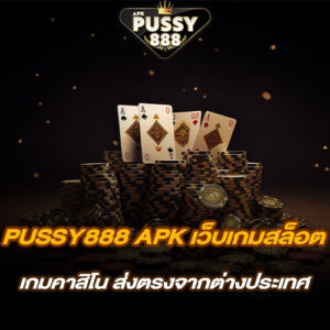 PUSSY888 APK เว็บเกมสล็อตและเกมคาสิโน ส่งตรงจากต่างประเทศ